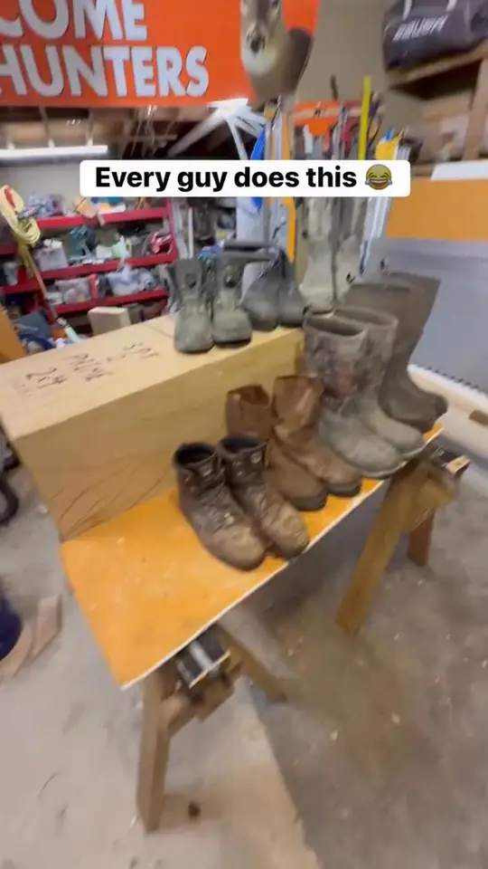 Every guy does this with boots