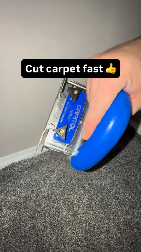 Cut carpet fast