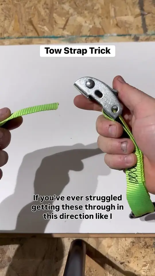 Tow strap trick