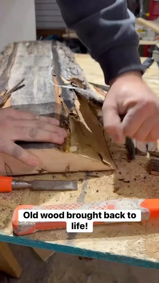 Old wood brought back to life