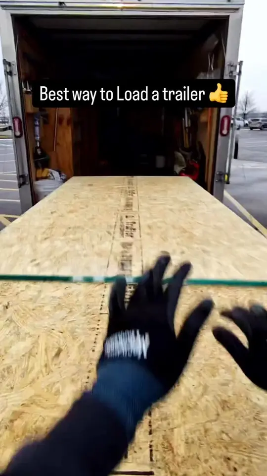 Fastest way to load a trailer
