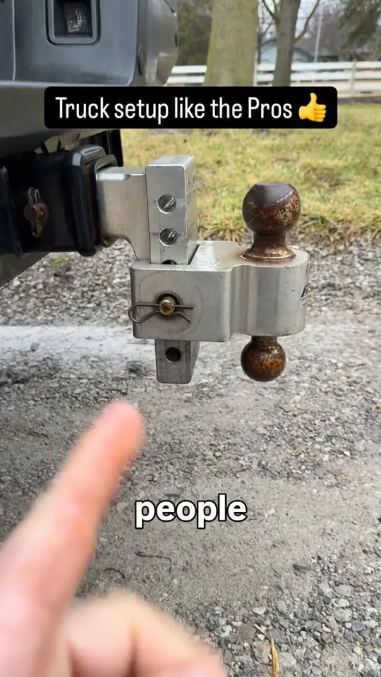 Truck hitch setup like the pros