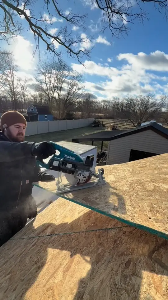 Shed build day 7: hand-nailing the roof