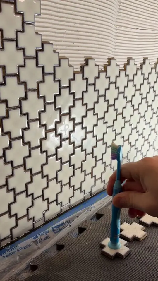 Getting creative with tile spacers