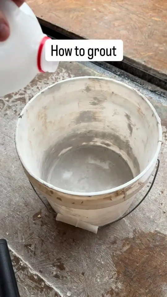 How to grout in 30 seconds