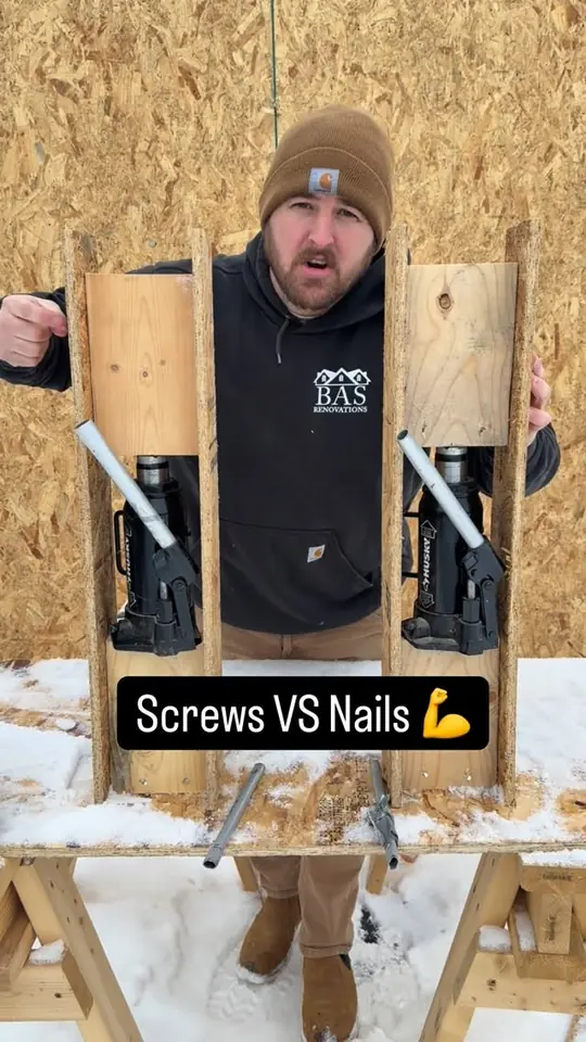 Structural screws vs. ring-shank nails