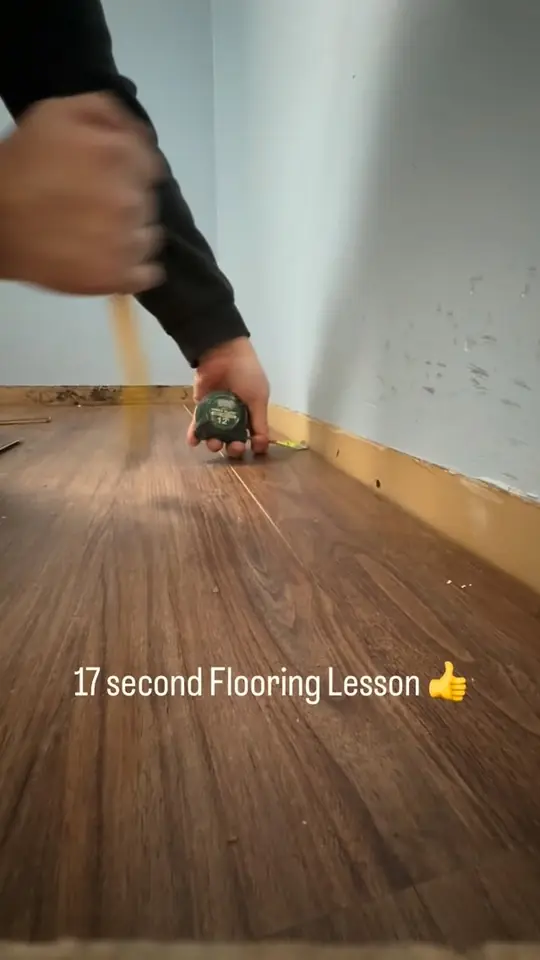 Scribing vinyl flooring