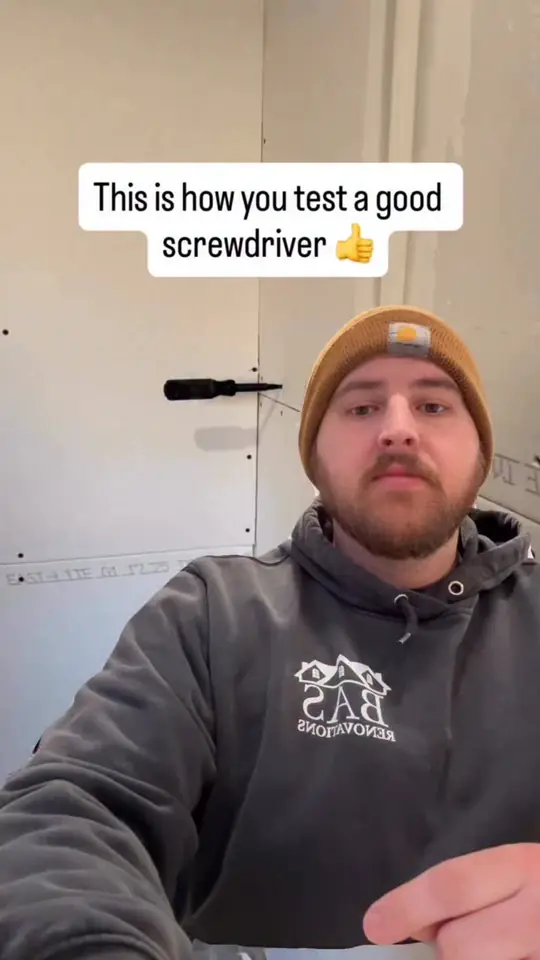 How to test a good screwdriver