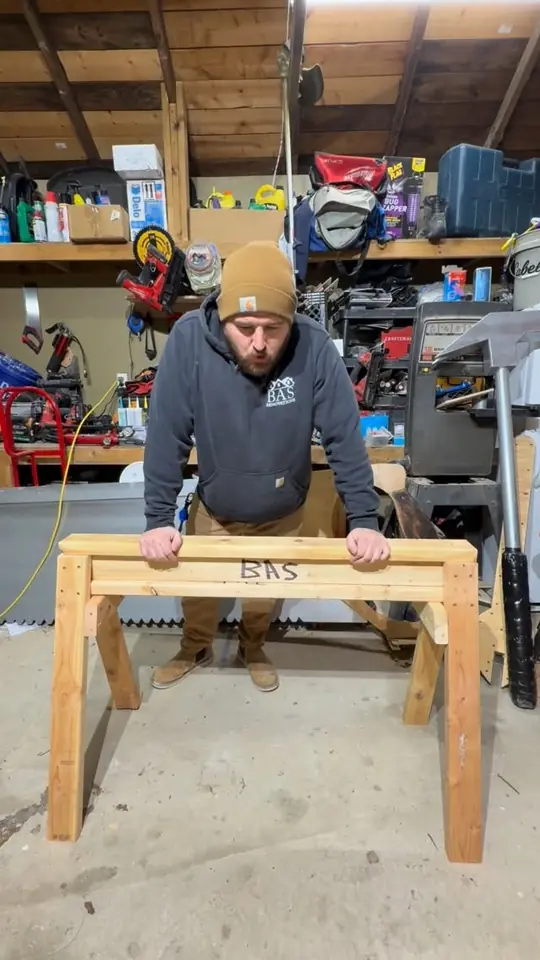Building strong sawhorses