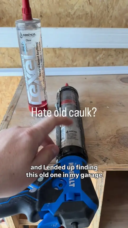 Don't throw out half-used caulk tubes