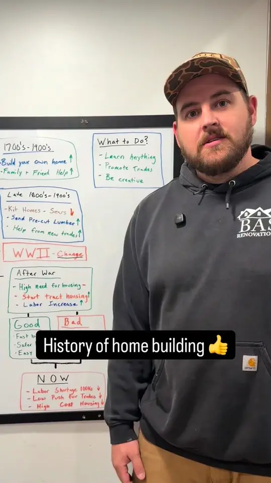 Why we might have to start building our own homes again