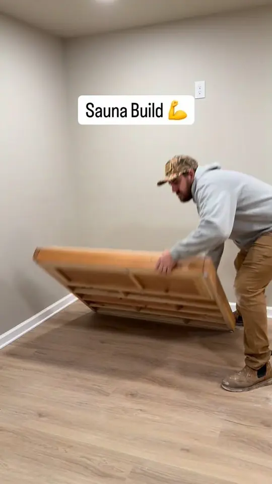 Building a sauna kit
