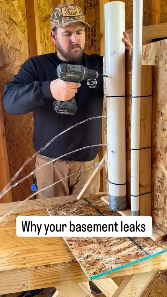Hydrostatic pressure and why your basement leaks